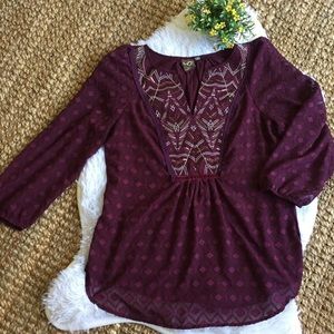 Anthro One September Madiran Blouse